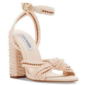 Steve Madden Women's Malou Knotted Woven Dress Sandals